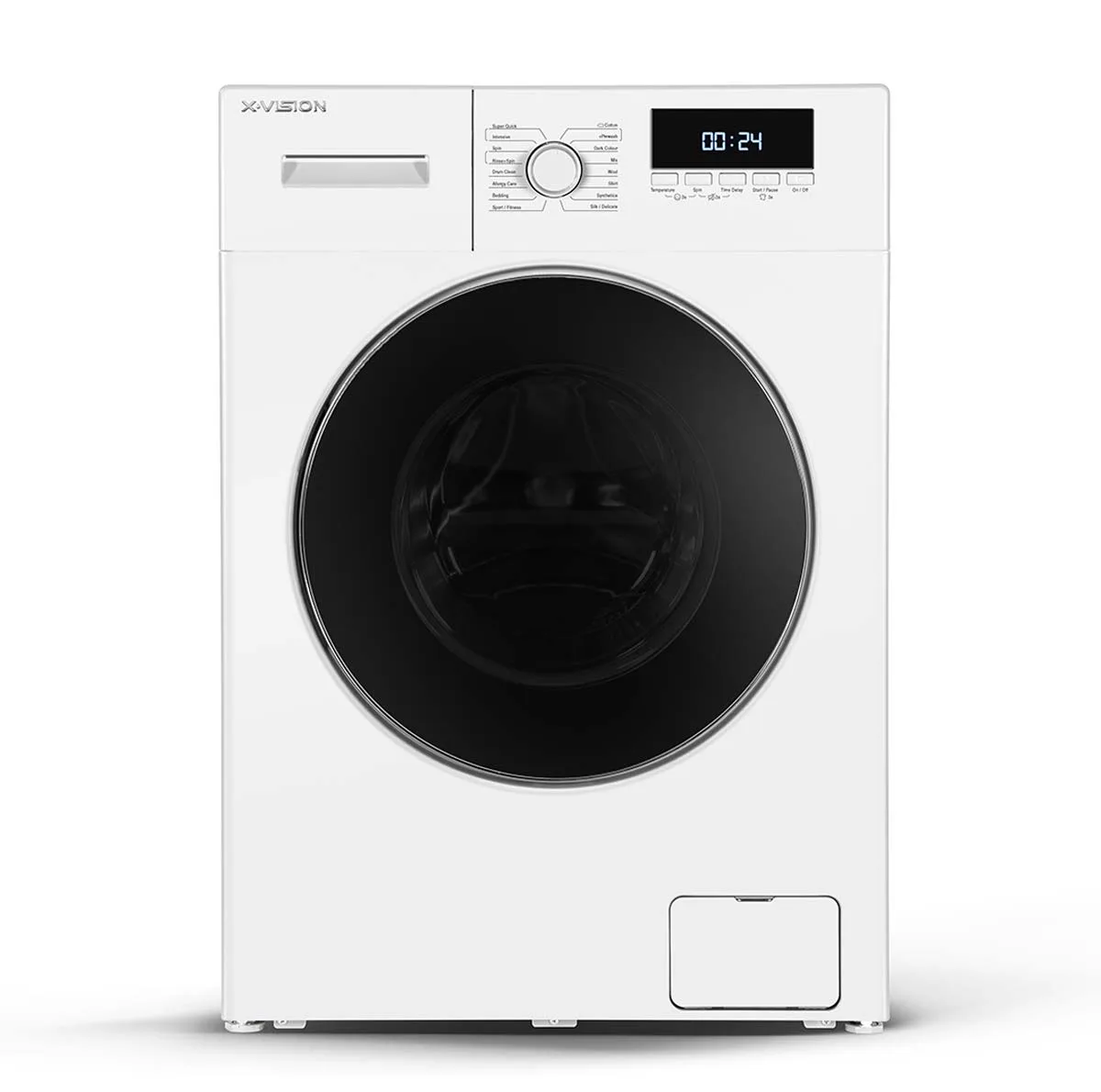 ماشین لباسشویی ایکس ویژن مدل TE84 AW ظرفیت 8 کیلوگرم