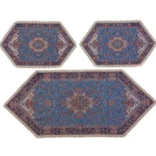 ست سه تکه رومیزی ترمه کد TRSETE12