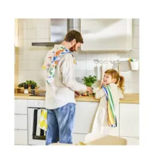 دستمال رطوبت‌گیر خانه و آشپزخانه پنبه‌ ایکیا مدل RINNIG بسته 4 عددی