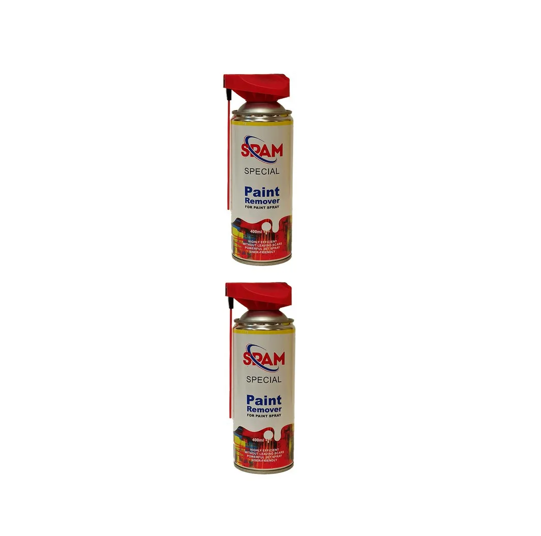 اسپری رنگ بر اسپم مدل paint remover حجم 400 میلی لیتر مجموعه 2 عددی