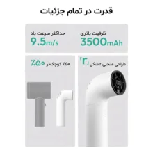 پنکه دستی شارژی اکولی مدل Aero 3500mAh