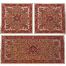 ست سه تکه رومیزی ترمه کد TRSETE3