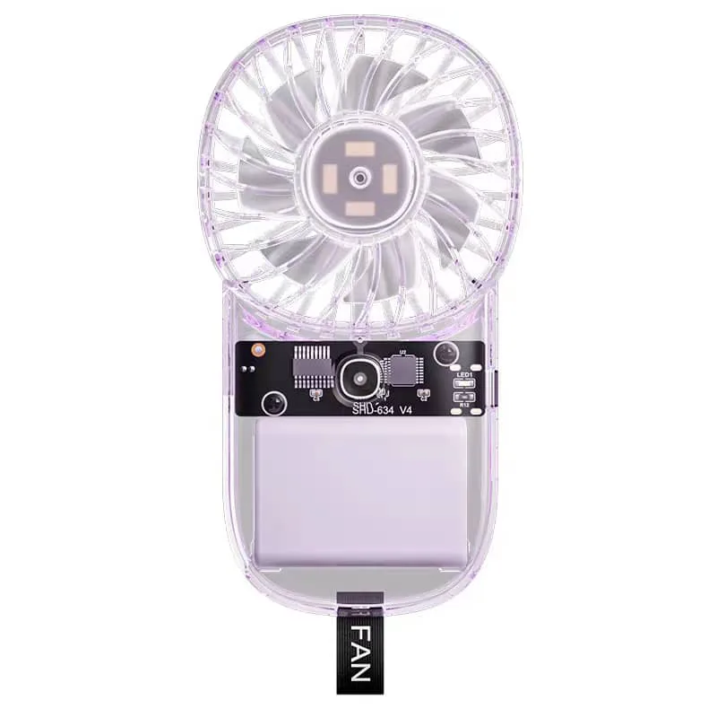 پنکه دستی مدل TRASNPARENT CARD FAN