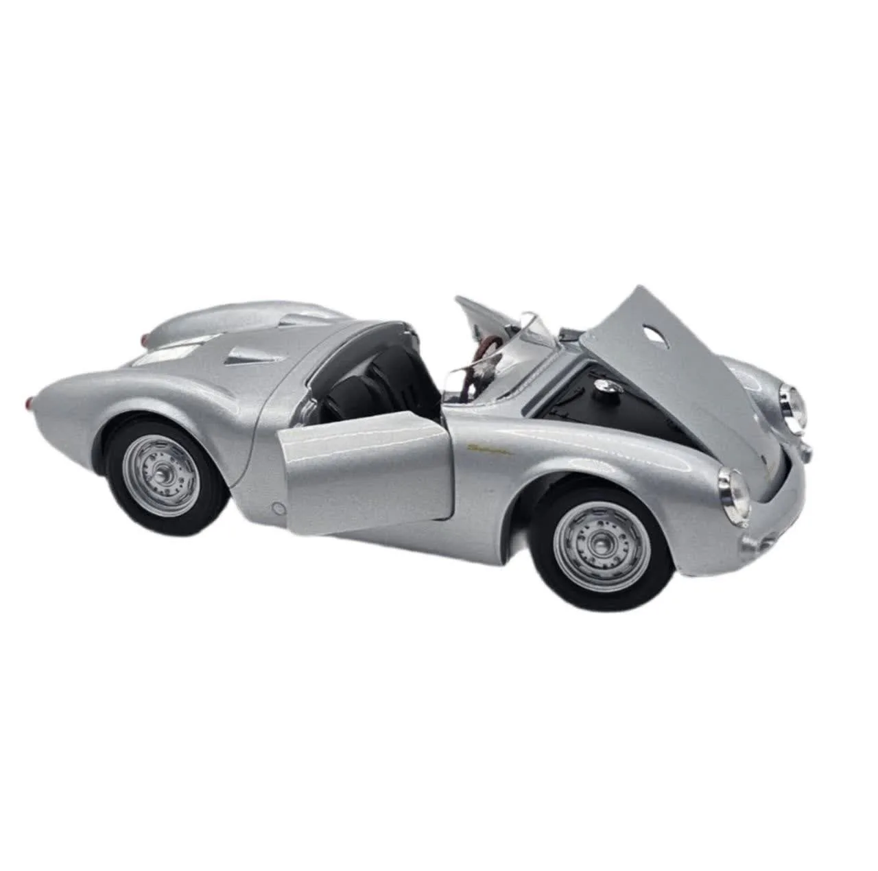 ماکت ماشین بازی ناب سل مدل پورشه اسپایدر 550 فلزی طرح ولی کد WELLY 1:24 PORSCHE 550 SPYDER