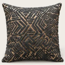 کاور کوسن تدی مربع برجسته زیپ‌دار 45×45 سانتی‌متر