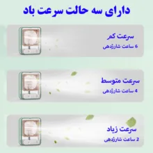 پنکه رومیزی مدل مه پاش