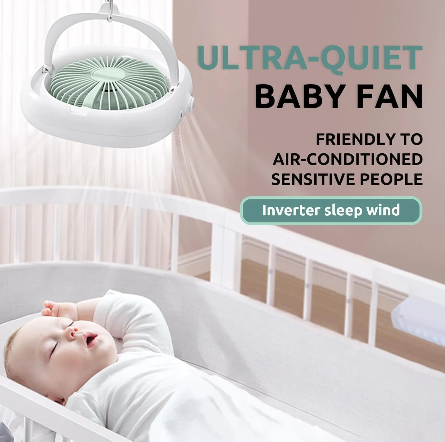 فن رومیزی مدل Multi Functional Fan ظرفیت 4000 میلیآمپر ساعت