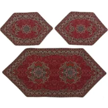 ست 3 تکه رومیزی ترمه کد TRSETE52