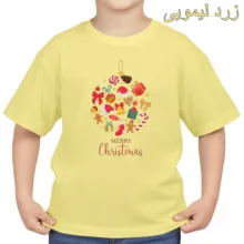 تی‌شرت آستین کوتاه بچگانه مدل کریسمسی کد p19