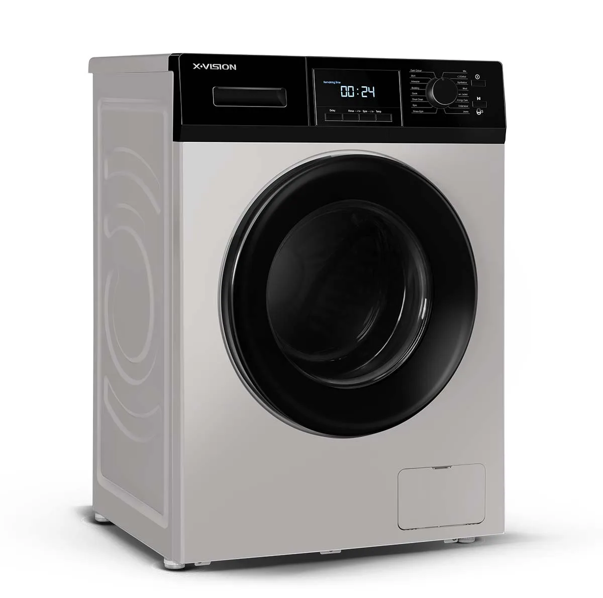ماشین لباسشویی ایکس ویژن مدل TM84-BWBL/BSBL ظرفیت 8 کیلوگرم
