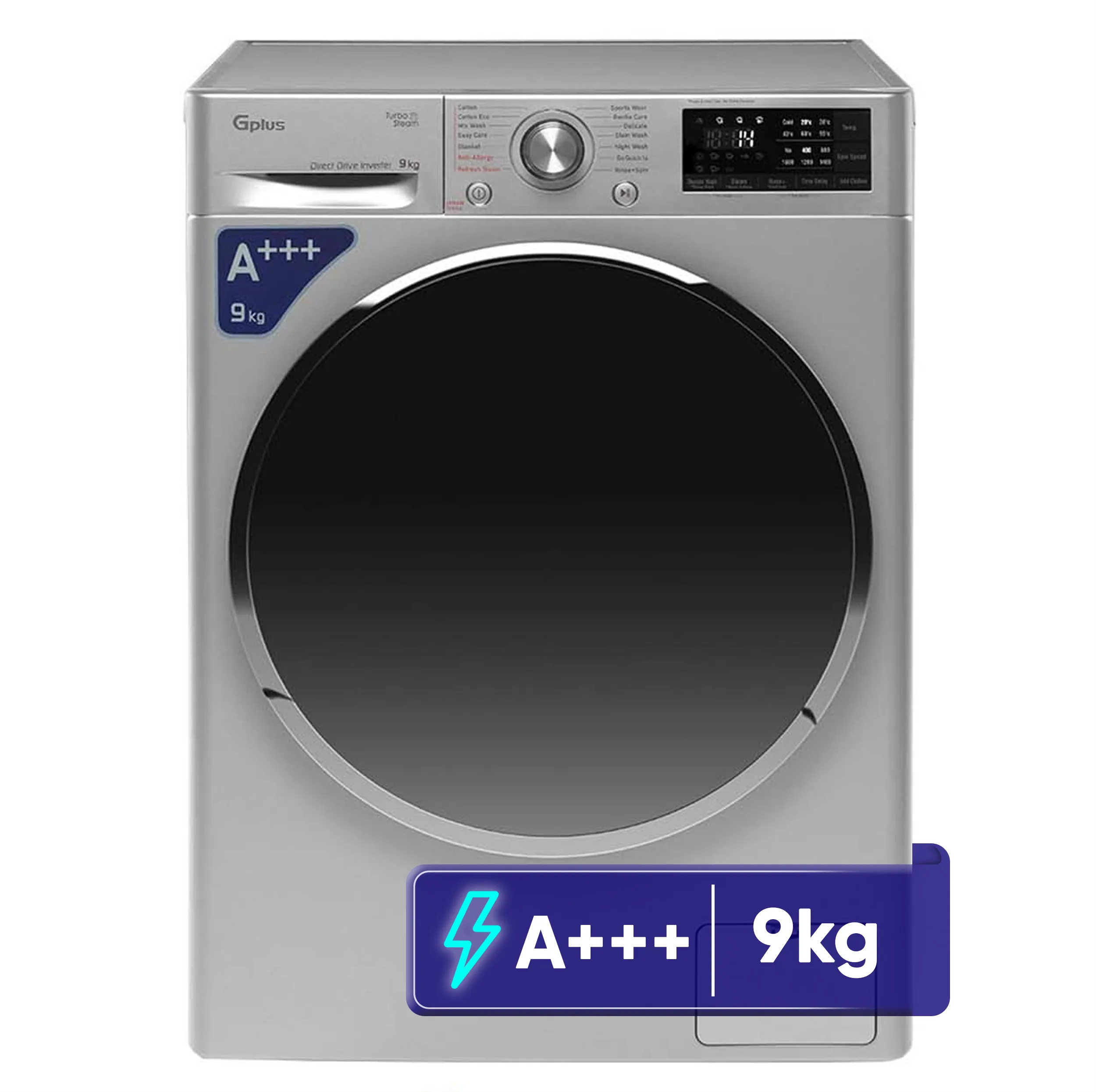 ماشین لباسشویی 9 کیلوگرم اتوماتیک جی پلاس مدل GWM-R99S