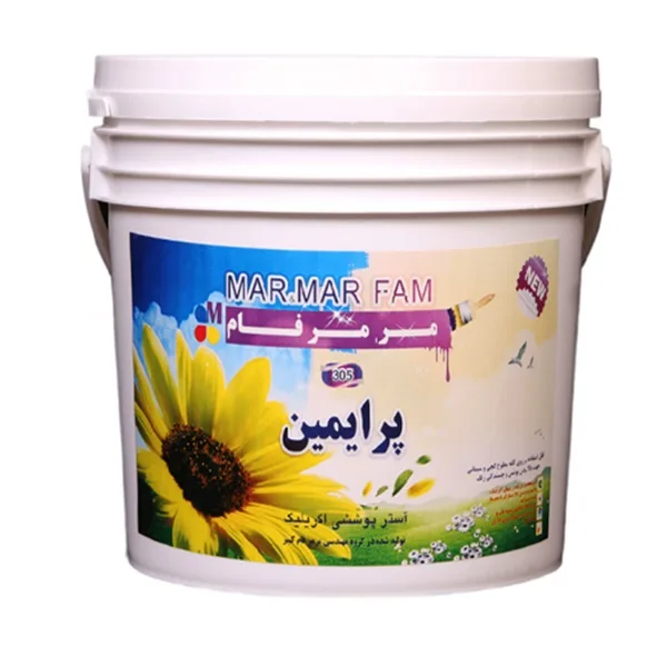 رنگ استری اکریلیک سفید مات مرمرفام کد 304 وزن 11 کیلوگرم