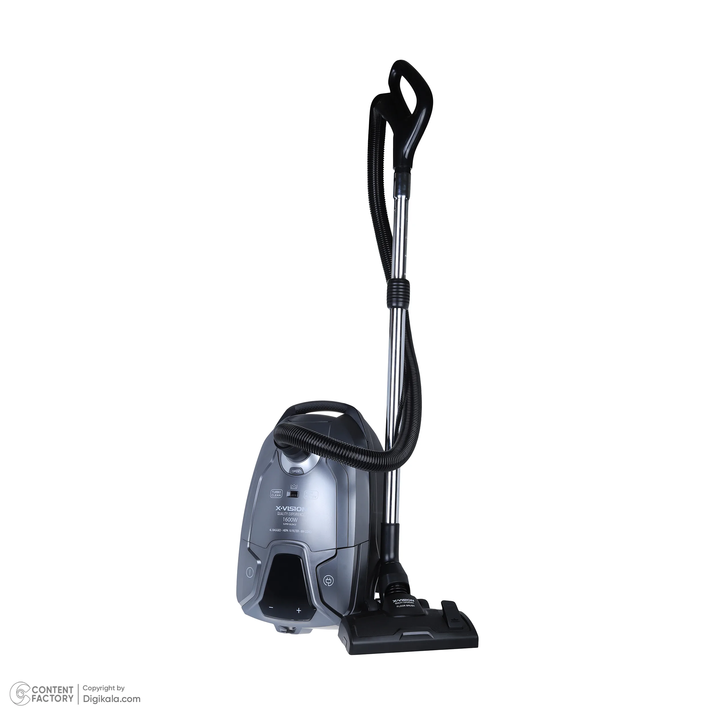 جاروبرقی 1600 وات ایکس ویژن مدل VC-5055 به همراه اتو مسافرتی 1000 وات ایکس ویژن مدل SW-602