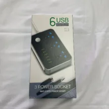 چندراهی برق مدل USB 6