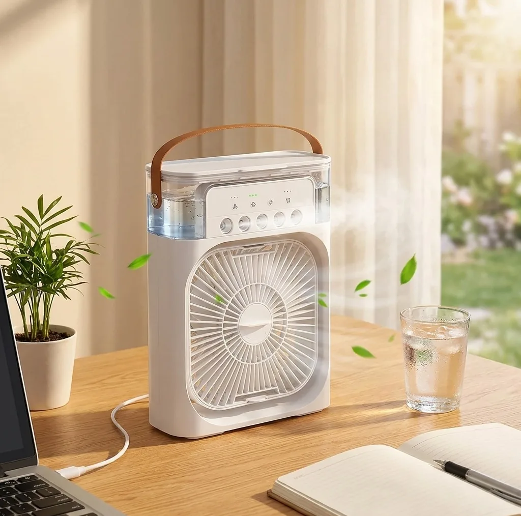پنکه رومیزی مدل مه پاش 3in1 Air Cooler