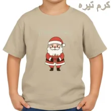 تی‌شرت آستین کوتاه بچگانه مدل بابانوئل کد p2