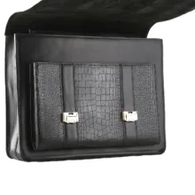 کیف اداری مردانه چرم یلسان مدل آرات کد PRM-069-msk