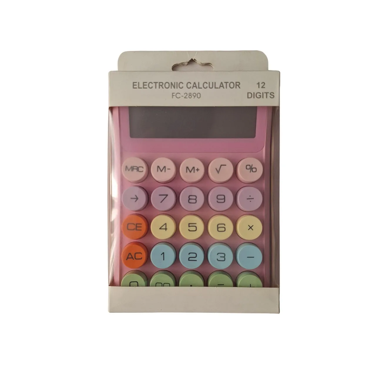 ماشین حساب مدل مینیمال رنگی FC-2890
