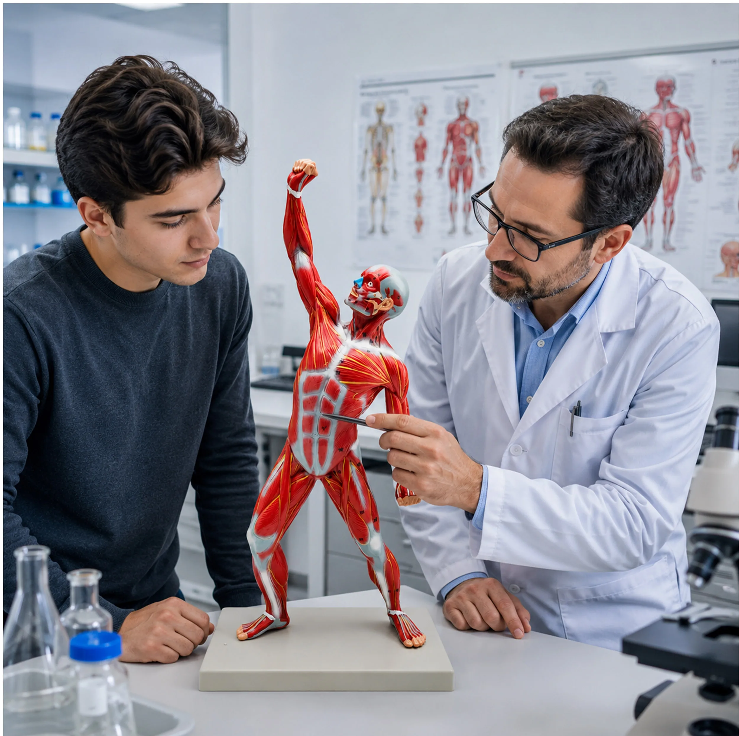 بازی آموزشی مدل مولاژ عضلات انسان کد 3D