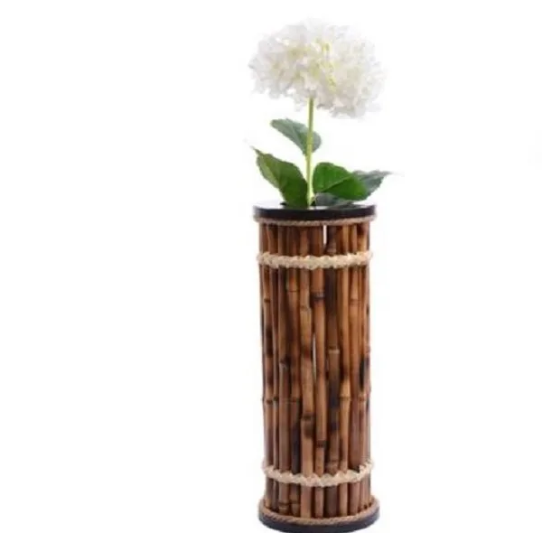 گلدان حصیری مدل بامبو نی کار کد 55