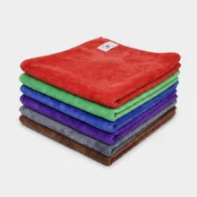 دستمال آشپزخانه مدل میکروفایبر Raimbow بسته 6 عددی