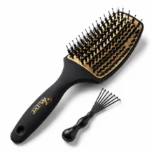 برس اکستنشن مو ویورر مدل H9001S به همراه برس گره بازکن