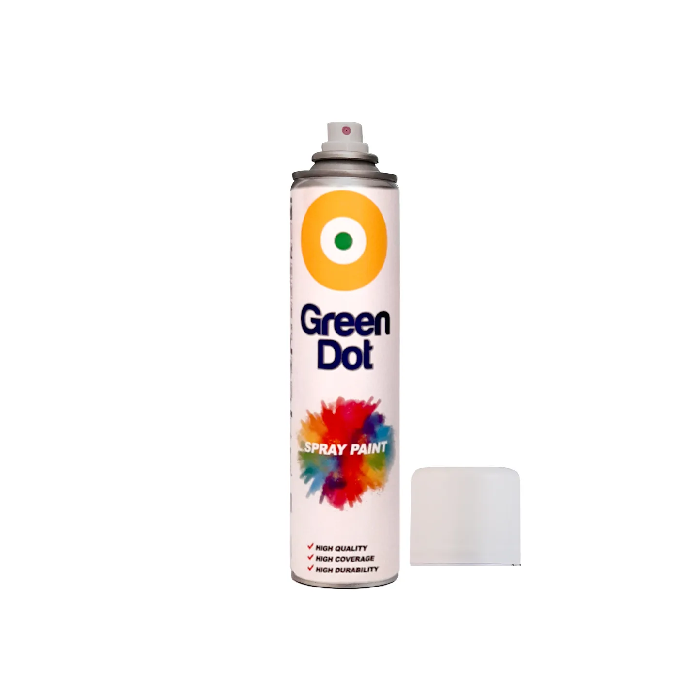 اسپری رنگ قرمز ترافیک و سفید مات و قهوه ای شکلاتی گرین دات مدل color3 حجم 250 میلی لیتر مجموعه 3 عددی