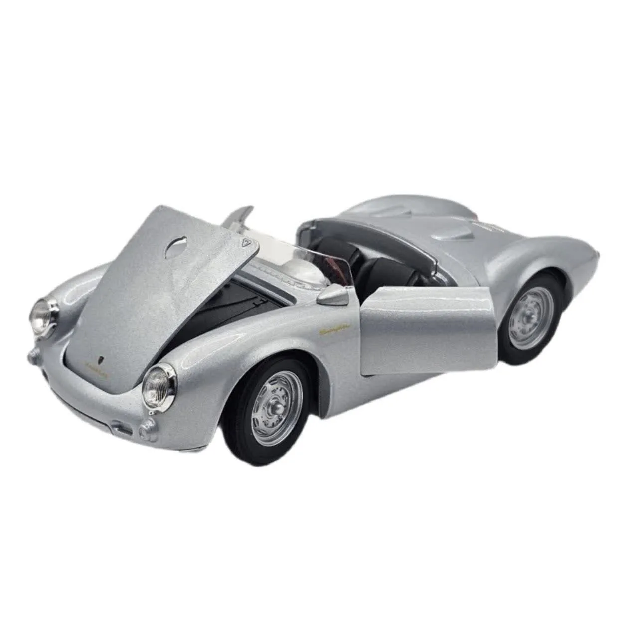 ماکت ماشین بازی ناب سل مدل پورشه اسپایدر 550 فلزی طرح ولی کد WELLY 1:24 PORSCHE 550 SPYDER