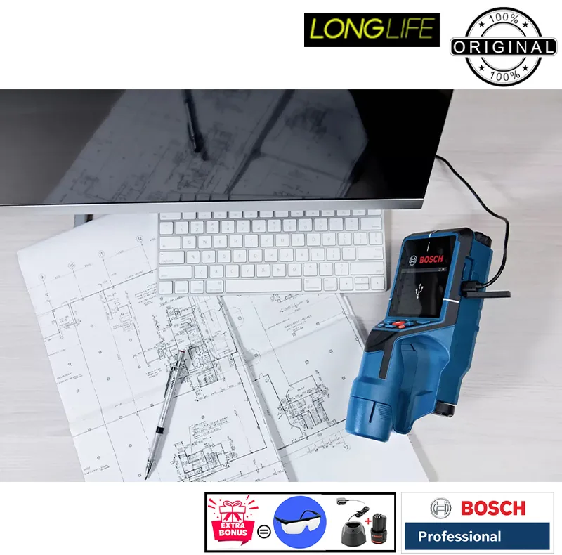 ردیاب بوش مدل فوق حرفه ای کد EXTRA D-TECT 200 C L-BOX