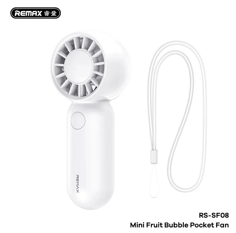 پنکه دستی ریمکس مدل RS-SF08 ظرفیت 500 میلی آمپر ساعت