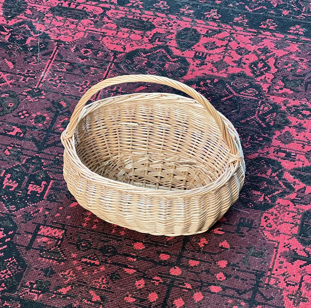 سبد مروار بافی مدل دسته دار