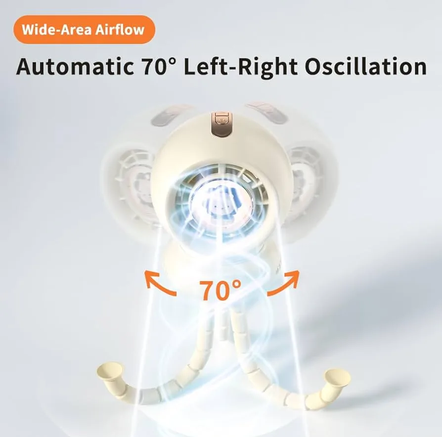پنکه رومیزی مدل LLD-F91 ظرفیت 3600 میلی آمپر ساعت