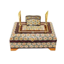 قلمدان خاتم کاری مدل دانشجویی کد 15p11-1f2