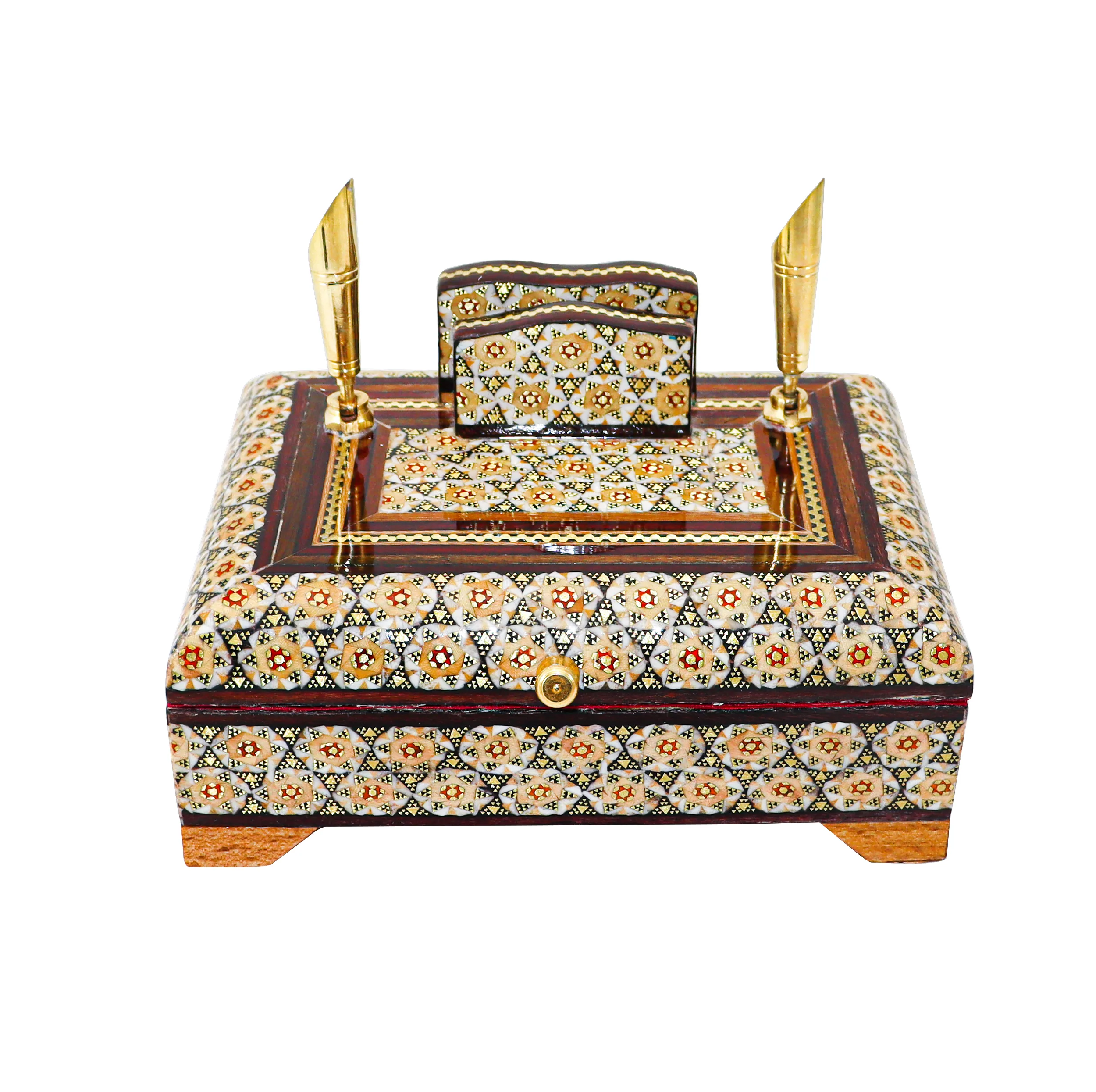 قلمدان خاتم کاری مدل دانشجویی کد 15p11-1f2