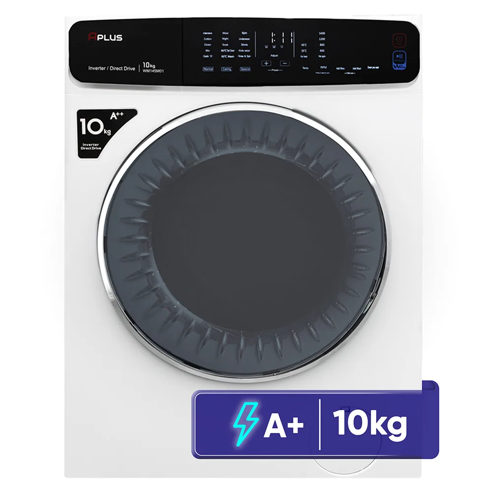 ماشین لباسشویی 10 کیلوگرم اتوماتیک آپلاس مدل WM145A01