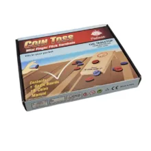 بازی فکری ناب سل مدل پرتاب سکه چوبی کد COIN TOSS MINI FINGER FLICK CORNHOLE