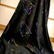 پتو مسافرتی 1 نفره مدل روح سایز 160×220 سانتی‌متر