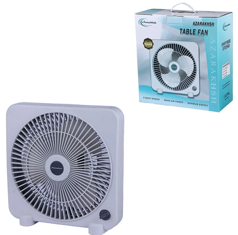 پنکه رومیزی آذرخش مدل DFT25W2S ظرفیت 227 میلی آمپر ساعت