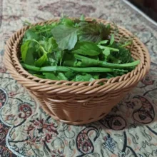 سبد حصیر بافی مدل ریحان