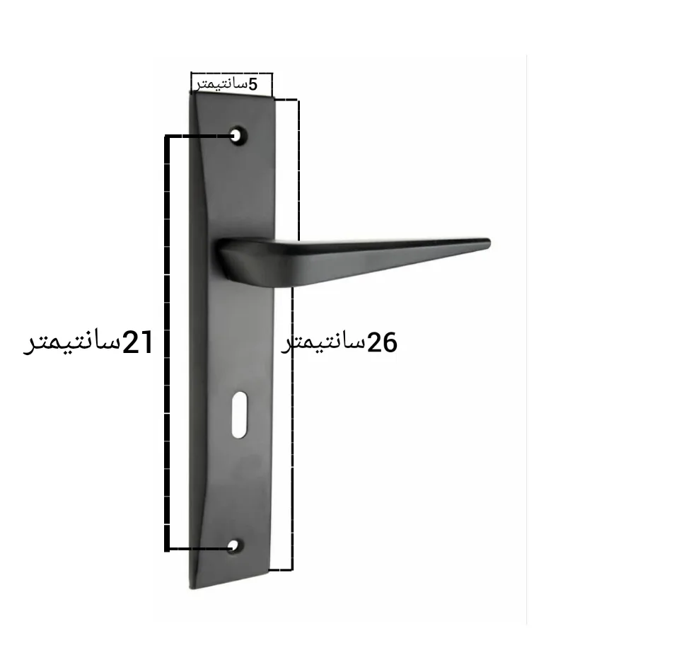 دستگیره در مدل کلیدی پلاک 4400 بسته 2 عددی