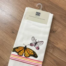 دستمال آشپزخانه کاراجا مدل Butterfly مجموعه 2 عددی