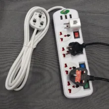 چندراهی برق مدل USB CHARGING 4t3m