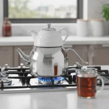 ست کتری و قوری سوما مدل 355 گنجایش کتری 2.5 لیتر گنجایش قوری 1.5 لیتر