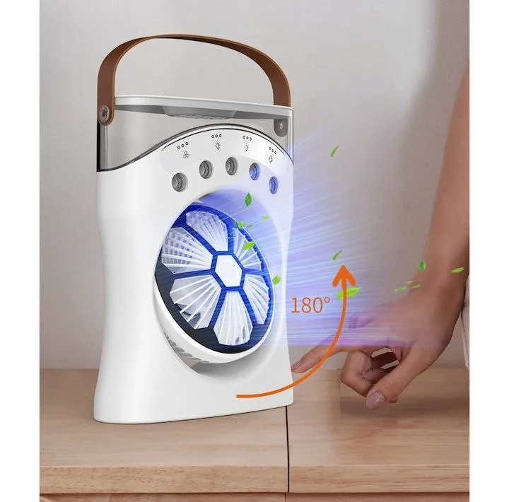 پنکه شارژی مدل مه پاش کد M2053 ظرفیت 3600 میلی آمپر