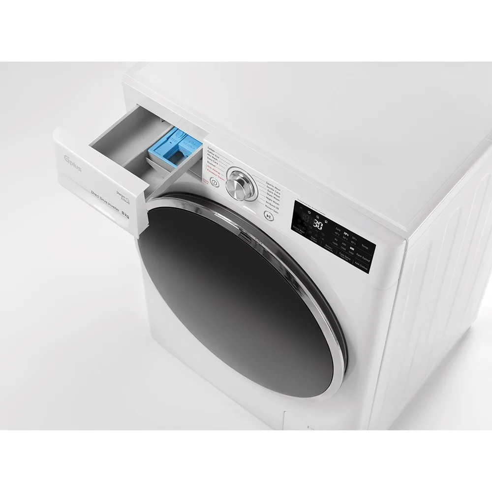ماشین لباسشویی 8 کیلوگرم اتوماتیک جی پلاس مدل GWM-R808S