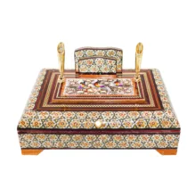 قلمدان خاتم کاری مدل دانشجویی کد Br20p15-2f2