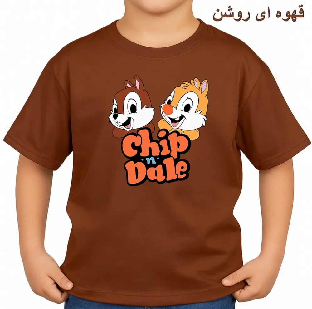 تی‌شرت آستین کوتاه بچگانه مدل سنجاب کد v3