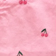 تاپ دخترانه لینن طرح میوه‌ای مدل 10806