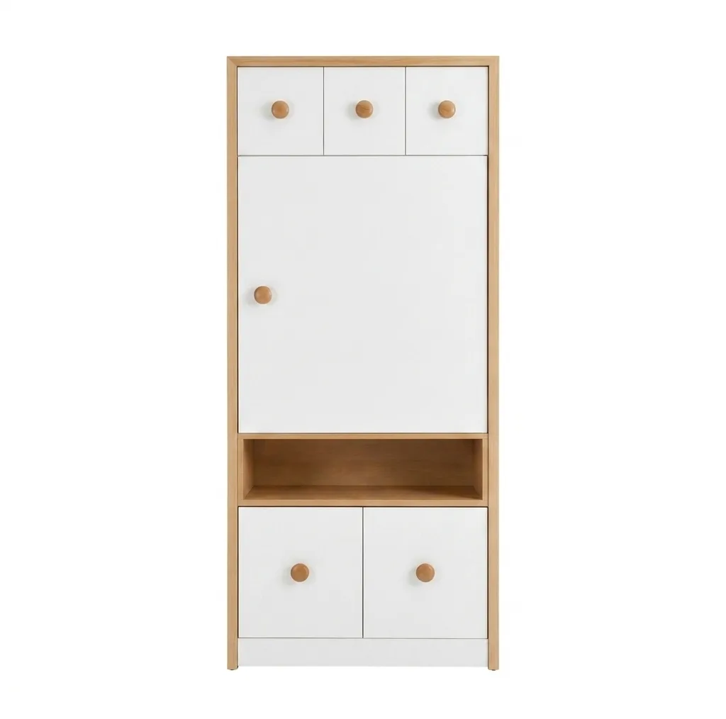دستگیره کمدی کابینتی چوب هالین هوم مدل HH101 بسته ۴ عددی