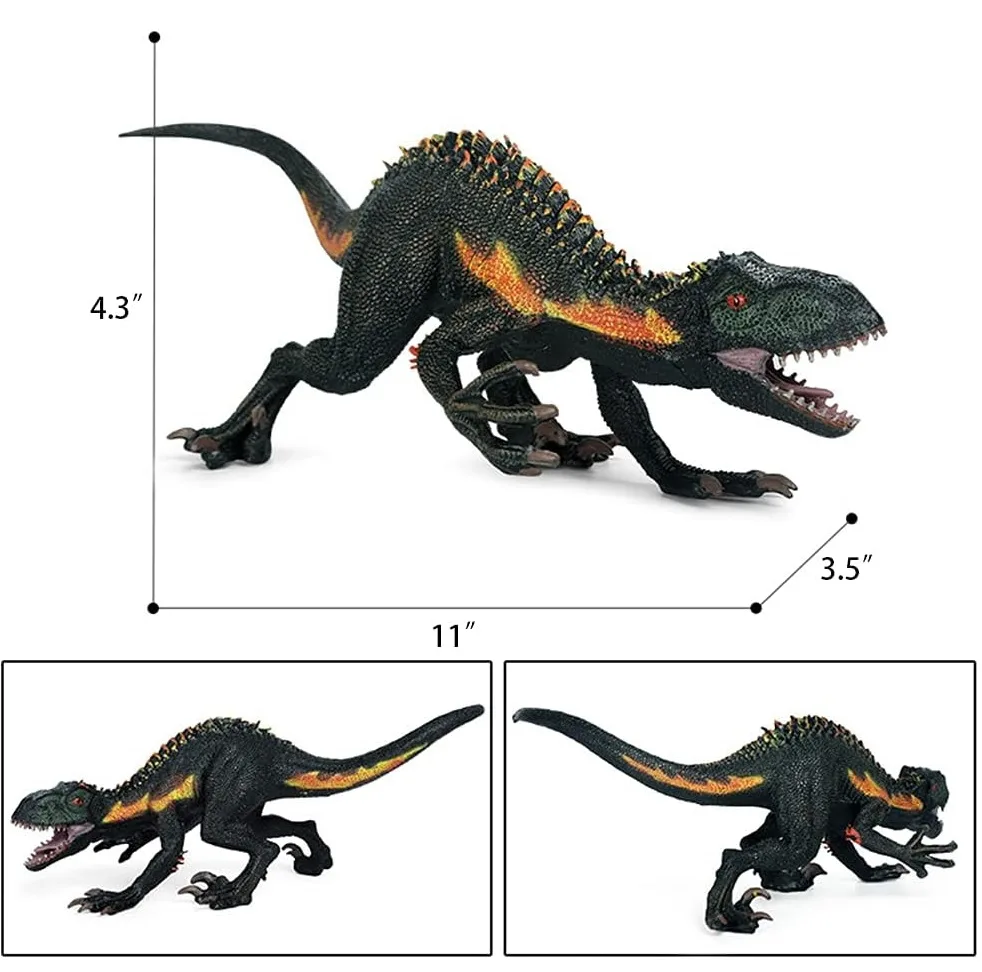 فیگور مدل دایناسور طرح Indoraptor ارتفاع 12 سانتی متر